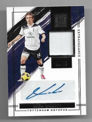 2021-22 Panini Impeccable Premier League Jersey Auto Card : Luka Modric #28/75 - Image 1 of 2