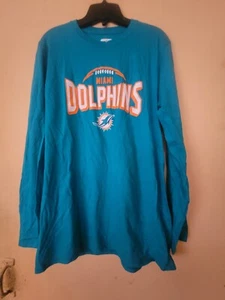 miami dolphins t shirt long sleeve - Picture 1 of 3