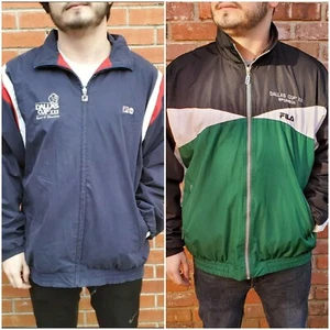 DOS Chaquetas Fila Cortavientos Oficiales Copa Dallas XIX XXII Junta Directiva Años 2000 - Imagen 1 de 11