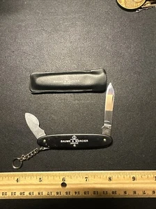 Baume & Mercier Geneve Vintage Pocket Knife with Case by Wenger Rare N - Picture 1 of 10