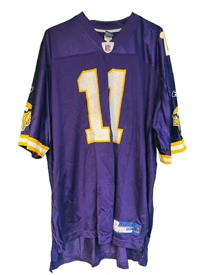 Camiseta Reebok Minnesota Vikings NFL Equipment DAUNTE CULPEPPER #11 XXL Vintage - Imagem 1 de 4