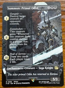 Summon: Primal Odin #365 · FINAL FANTASY · Borderless · Non-Foil - Imagen 1 de 2