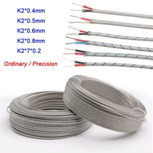 Cable de aislamiento de fibra de vidrio blindado de acero inoxidable tipo KX - Imagen 1 de 14