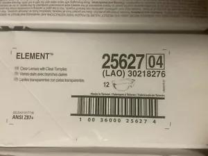 12 KleenGuard Element Safety Glasses with Clear Lens 25627 - Picture 1 of 1