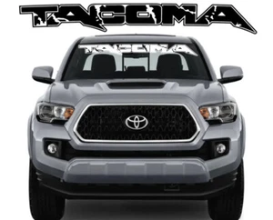 Tacoma Ripped Windshield Banner Vinyl Decal Fits Toyota Tacoma 2016-2024 - Foto 1 di 5