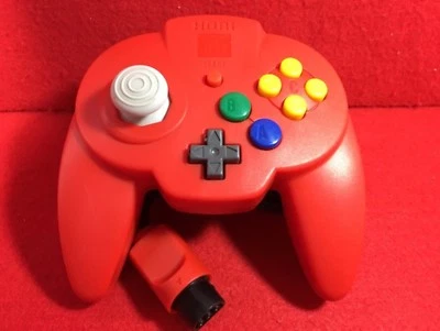 Used Hori Nintendo 64 Hori Pad Mini Red Controller N64 F/S Japan - Image 1 of 3