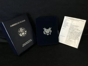 1999 American Silver Eagle Proof OGP Box With COA and WITHOUT COIN - Picture 1 of 1