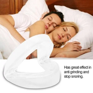 Foldable Stop Snoring Mouthpiece Sleep Apnea Bruxism Anti Snoring Anti Grinding - Picture 1 of 8
