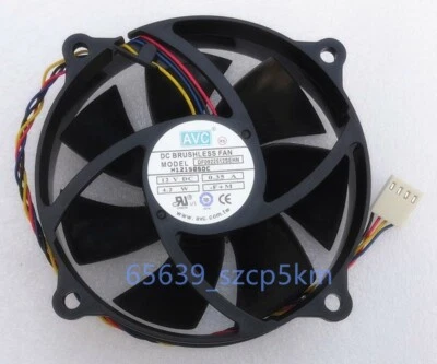 AVC DF0922512SEHN DC12V 0.35A 4-PIN PWM Fan Replace CoolerMaster FA09025H12LPB - Image 1 of 3