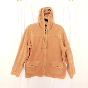 Land's End brauner Cord Hoodie Full Zip Pullover Gr. XL - Bild 1 von 16