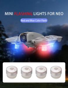 2/4pcs Lampe Stroboscopique Flash Veilleuse LED Navigation pour DJI NEO Drone - Photo 1/13