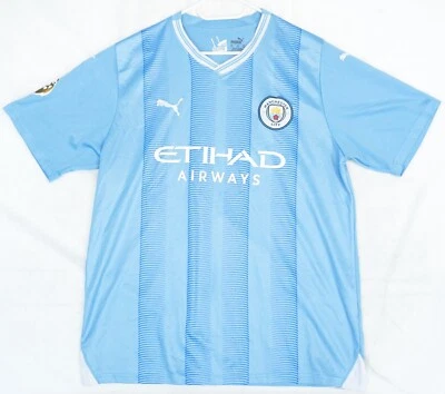Puma Manchester City Light Blue Soccer Jersey Men's 2XL - Image 1 of 4