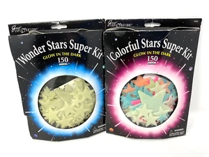 (C) Great Explorations Glow in the Dark Colorful Stars & Wonder Stars Super Kit - Picture 1 of 2