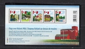 Canada 2010 Flag over Mills #2350 Souvenir Sheet  MNH - Picture 1 of 1
