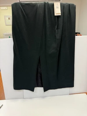 Falda negra mujer Marisa Christina mezcla lana ganchos y cremallera - talla 22 - nueva con etiquetas #12 Foto 1 de 4