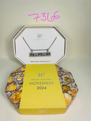 Nuevo en caja Collar Bomba Fiesta Distintivo Barra Diosa RBP8413 LC Ámbar Topacio Hematita P Foto 1 de 4