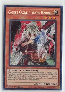 YuGiOh Quarter Century Stampede Ghost Ogre & Snow Rabbit Secret Rare #RA02-EN015 - Picture 1 of 2