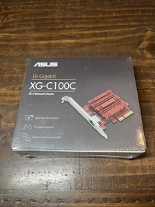 ASUS XG-C100C 10G Network Adapter PCI-E x4 Card with Single RJ-45 Port and built - Photo 1/4