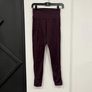 Aerie Chill Play Move weiche lila Leggings Taschen Größe Small - Bild 1 von 5