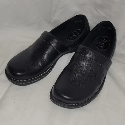 Zuecos sin cordones BOC Born Concepts de cuero negro talla 10M cómodos Foto 1 de 4