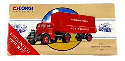 Corgi 97329 Bedford O Articulated BRS 1:50 Scale with Unpainted Figures - Boxed - Image 1 of 2