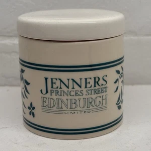 Barattolo coperto vintage Jenners Princes Street Edimburgo ceramica Aviemore Scozia - Foto 1 di 7