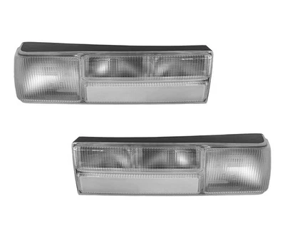 1983-1993 Mustang LX Clear Complete Taillights w/ Housings, LH RH Pair - Image 1 of 4