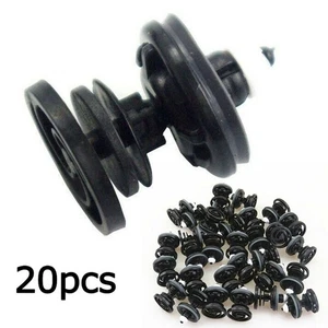 Push Type Clip Accessories Black For Golf PassatBus T5 Taureg Interior New - Picture 1 of 12