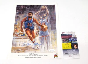 Walt Frazier Signed 9 x 11 Color Print Knicks JSA Auto DA042077 - Picture 1 of 3
