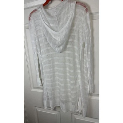 Cárdigan con capucha MAX STUDIO mezcla de lino, blanco, talla: S, 49-41 Foto 1 de 4