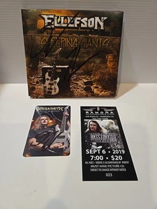 David Ellefson Sleeping Giants Autographed CD & Picks w/EXTRAS Megadeth Bassist - Picture 1 of 13