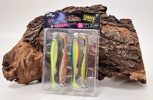 Fox Rage Ultra UV Slick Shad Loaded Lure Pack 9cm 7g Gummifisch To Go Köderset - Bild 1 von 2