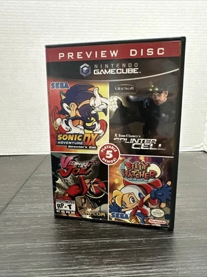 Nintendo GameCube Preview Demo Disc Sonic DX Viewtiful Joe Billy Hatcher CIB - Image 1 of 4