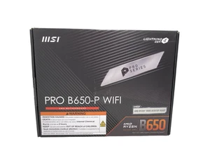 MSI PRO B650-P WiFi AMD AM5 DDR5 WiFi 6E ATX Motherboard - READ 11/6 - Picture 1 of 10