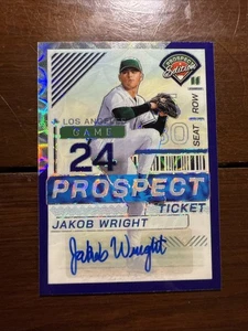Biglietto Panini Prospect Edition 2024| Jakob Wright Purple Scope Holo Auto | 31/49 - Foto 1 di 7