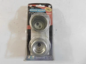 NEW GREASE KEEPER WHEEL BEARING PROTECTOR 1" X 1 1/16" #6332 WITH DUST COVERS - Picture 1 of 4
