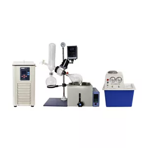 2L Drehverdampfer Kit mit Wasserumwälzvakuumpumpe und Kühlkühler - Bild 1 von 12