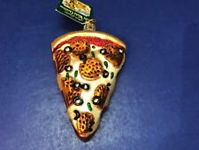 OWC Old World Christmas Ornament Pizza Slice 