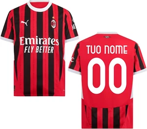 Maglia Milan Ufficiale 2024 2025 Adulto Bambino Personalizzabile - Foto 1 di 12