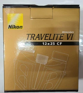 Nikon Binoculars Travelite VI 12x25 Polo Prism 12 times 25 caliber T612 X 25 NEW - Picture 1 of 1