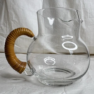 Brocca vintage MCM BARWARE Carl Aubock PETITE MANICO CANNA AVVOLTO e beccuccio pizzicato - Foto 1 di 12