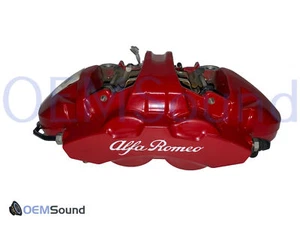 2017-19 Alfa Romeo Giulia BREMBO Front Right Brake Caliper 4 Piston New Pads OEM - Picture 1 of 4