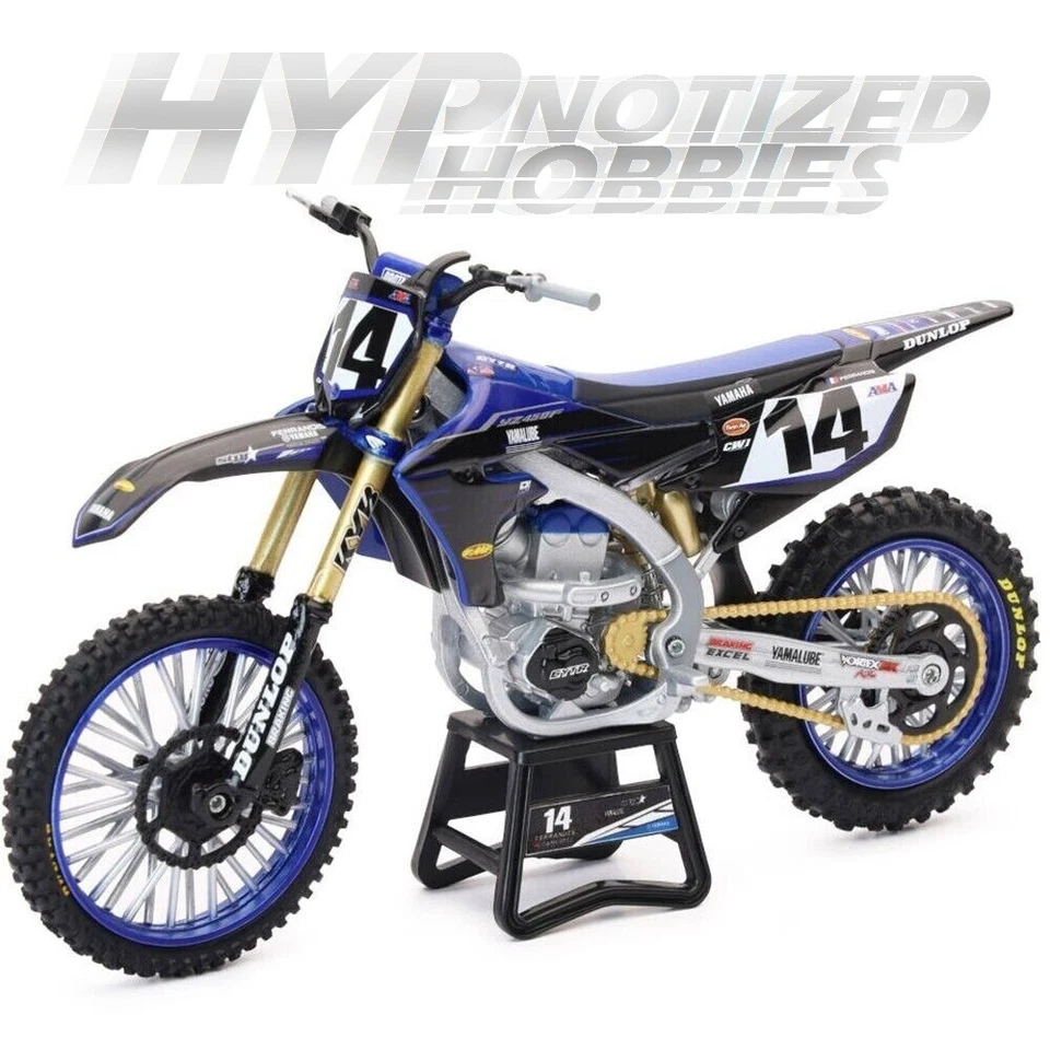 NEW RAY 1:12 YAMAHA YZ450F #14 DYLAN FERRANDIS  BLUE/BLACK 58333 - Image 1 of 2