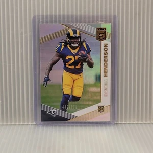 Darrell Henderson 2019 Donruss Elite #122 Rookie RC /699 ~Los Angeles Rams - Picture 1 of 3