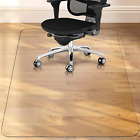 1/12 Inch Extra Thick Transparent Clear Office Chair Mat Heavy Duty Floor Protec