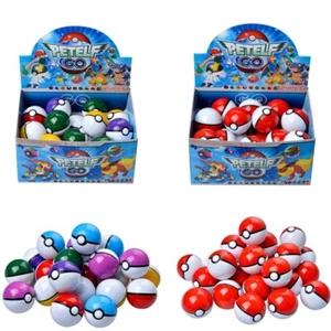 24 Mini 2" Pokeballs mit 24 zufälligen Actionfiguren Kinder Geburtstag Party Geschenk - Bild 1 von 8