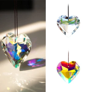 Colgante Decoración Cristal Sol Corazón Prisma Prisma Colgante - Imagen 1 de 13
