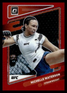 2022 Donruss Optic  Michelle Waterson #89 Red Prizm Holo /199