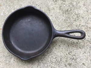 Vintage Wagner Ware Sidney -0- Gusseisen Pfanne Bratpfanne 1053B 6 1/2 Zoll - Bild 1 von 9