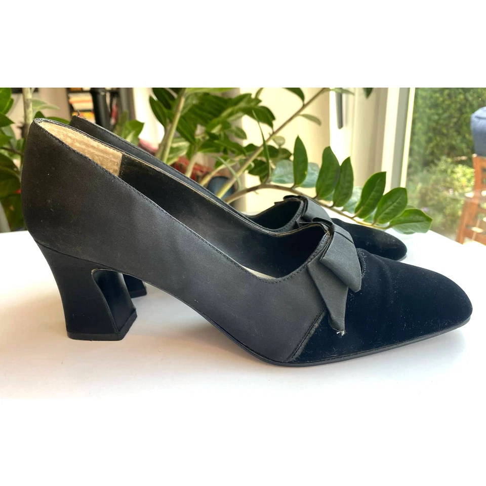 Женские бархатные двухцветные ленточные туфли-лодочки Karen Scott Twilight 2 размер 8,5 - Изображение 1 из 4